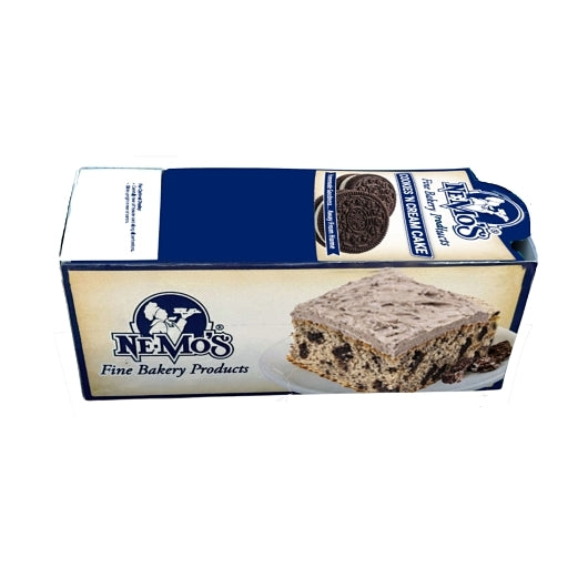 Ne-Mo's Cookies 'n Cream Individually Wrapped Cake Squares, 6 x 3 oz Case - Bakery & Desserts
