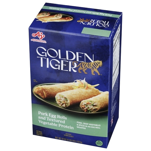 Golden Tiger Pork Egg Roll, 72 x 3 oz Case - Frozen Snacks & Appetizers