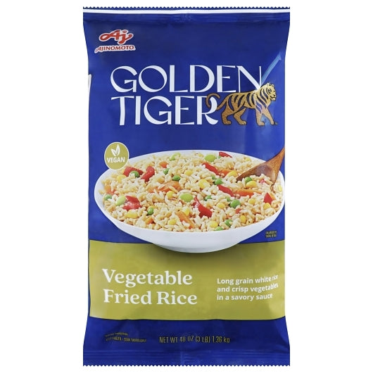 Golden Tiger Vegetable Fried Rice, 4 x 3 lb Case - Rice & Grains