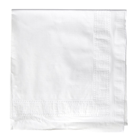 Hoffmaster TABLECOVER, PAPER WHITE 54X108 2 PLY TISSUE 1 PLY POLY, 1 x 25 each Case - DOT product image 3