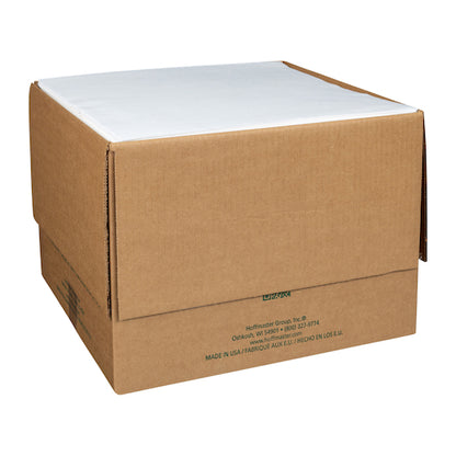 Linen-Like Flat Packs Linen-Like 16 Inch X 16 Inch Flat Pack White Bulk Paper Dinner Napkin, 1 x 1000 each Case - DOT product image 3