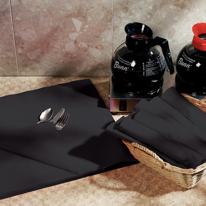 Hoffmaster Flat Packs Linen-Like 16 Inch X 16 inch Flat Pack Black Napkin, 2 x 250 each Case - DOT product image 4