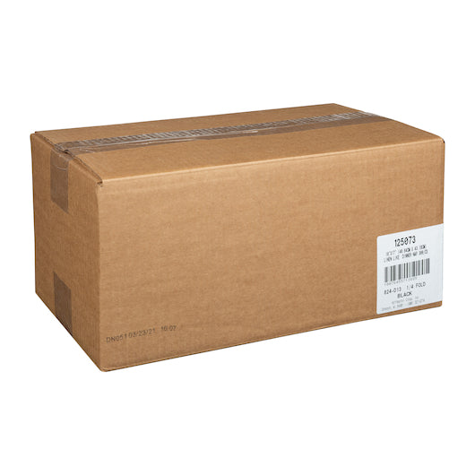 Hoffmaster Linen-Like 16 Inch X 17 Inch Black Dinner Napkin, 4 x 75 each Case - DOT product image 4