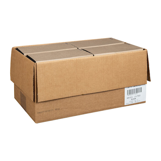 Hoffmaster Linen-Like 16 Inch X 17 Inch Black Dinner Napkin, 4 x 75 each Case - DOT product image 5