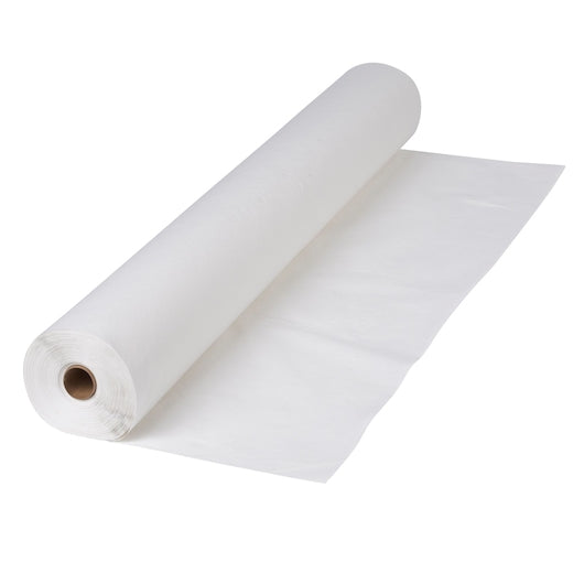 Hoffmaster Bright White Paper Roll Table Cover, 1 x 1 each Case - Plates Bowls
