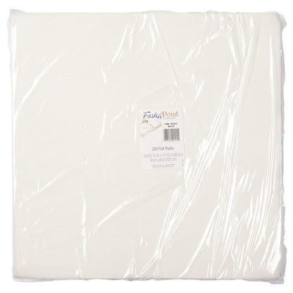Hoffmaster Fashnpoint Flat Packs 15.5 Inch X 15.5 Inch Ultra Ply Color in Depth White Napkin, 3 x 250 each Case