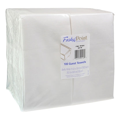 Hoffmaster Fashnpoint 11.5 Inch X 15.5 Inch Ultra Ply 1/6 Fold Paper Guest White Towel, 6 x 100 each Case - Disposables