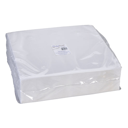 Hoffmaster Fashnpoint Flat Pack 15.5 Inch X 15.5 Inch White Point To Point Embossed Ultra Ply White Napkin, 4 x 250 each