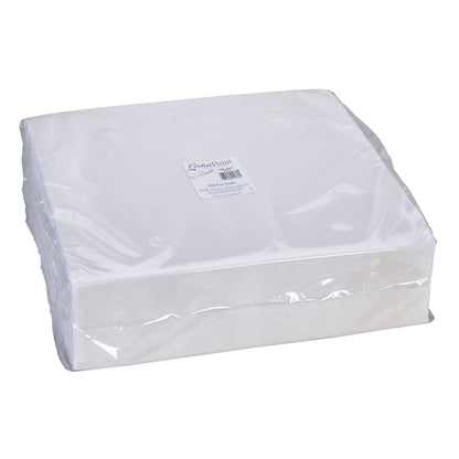 Hoffmaster Fashnpoint Flat Pack 15.5 Inch X 15.5 Inch White Point To Point Embossed Ultra Ply White Napkin, 4 x 250 each