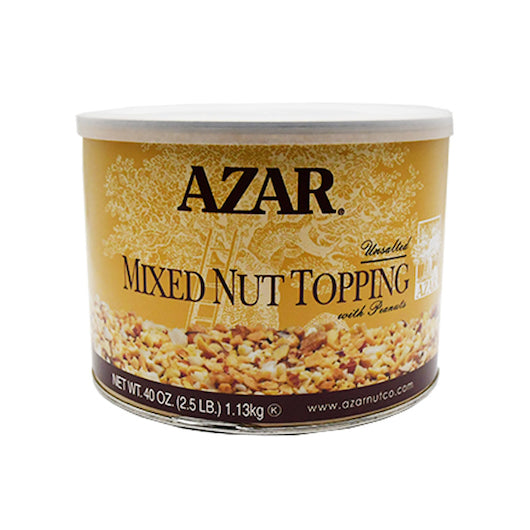 Mixed Nuts Topping Dry Roasted Unsalted with Peanut Mixed Nut Topping, 6 x 2.5 lb Case - DOT product image 4