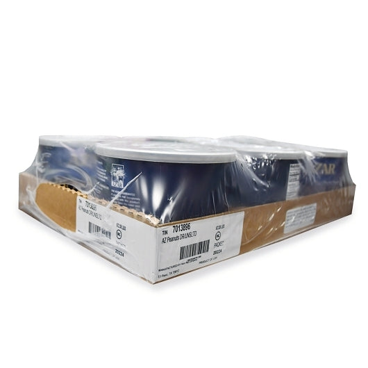 Azar Unsalted Dry Roasted Peanut, 6 x 2.375 lb Case - Alternate product angle or state