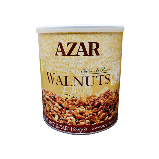 Azar Raw Fancy Half & Piece Walnut, 6 x 2.75 lb Case - DOT product image 2