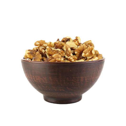 Azar Raw Fancy Half & Piece Walnut, 6 x 2.75 lb Case - Alternate product angle or state