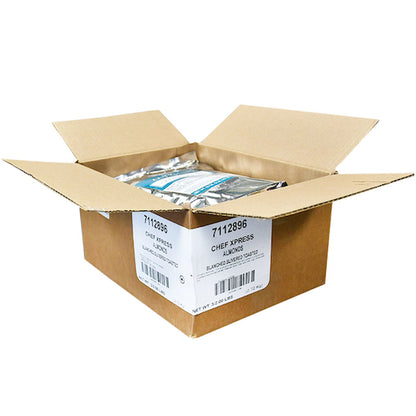 Blanched Slivered Toasted Almond Blanched Slivered Toasted Unsalted, 3 x 2 lb Case - Alternate product angle or state