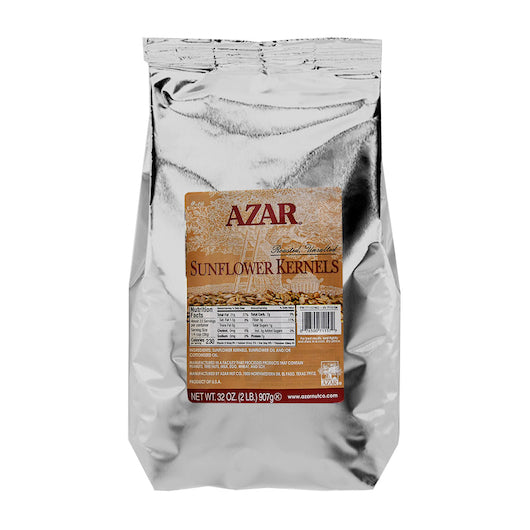 Azar Unsalted Sunflower Kernel, 3 x 2 lb Case - DOT product image 2