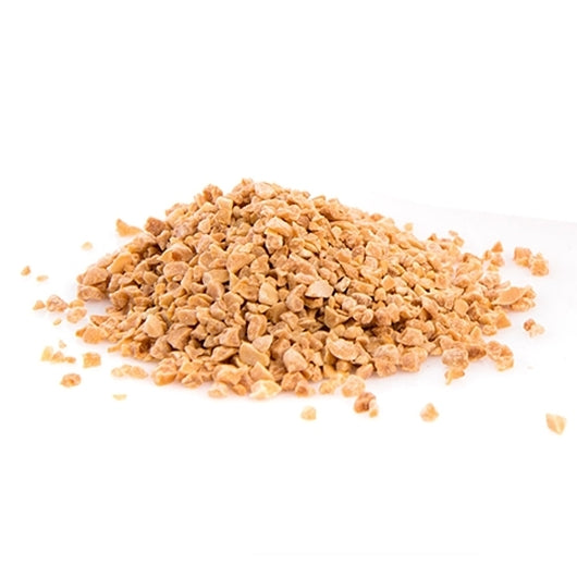 Azar Granulated Dry Roasted Unsalted Peanut Topping, 3 x 2 lb Case - Alternate product angle or state