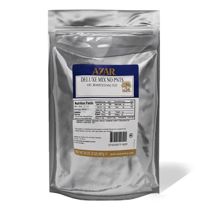 Azar Roasted & Salted No Peanut Deluxe Nut Mix, 3 x 2 lb Case - DOT product image 2