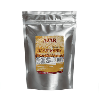 Azar Dry Roasted Peanut Topping, 3 x 2 lb Case - Nuts & Seeds