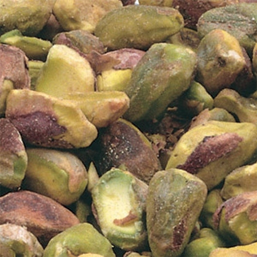 Pistachio Shelled Raw No Shell Pistachios 80% Whole Raw, 3 x 2 lb Case - Nuts & Seeds