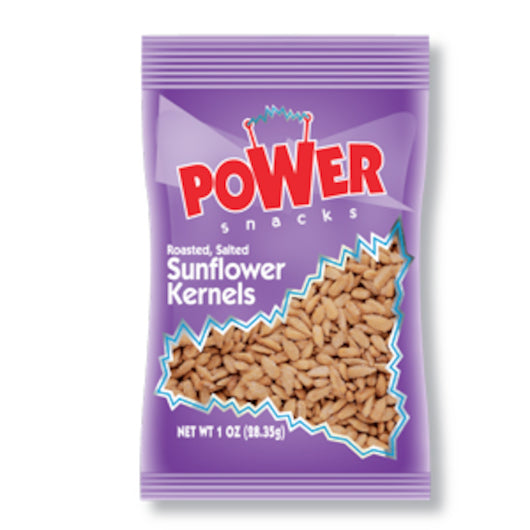 Power Snacks NUTS SUNFLOWER KERNELS OIL Roasted & Salted, 150 x 1 oz Case - DOT product image 6