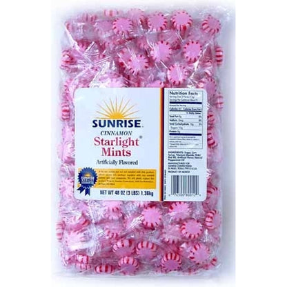 Sunrise Candy Cinnamon Starlight, 8 x 3 lb Case - Candy & Confections