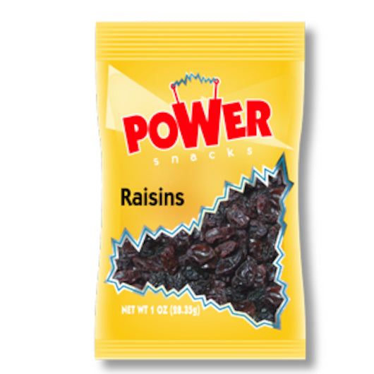 Power Snacks Raisin Thompson Seedless, 150 x 1 oz Case - Nuts & Seeds