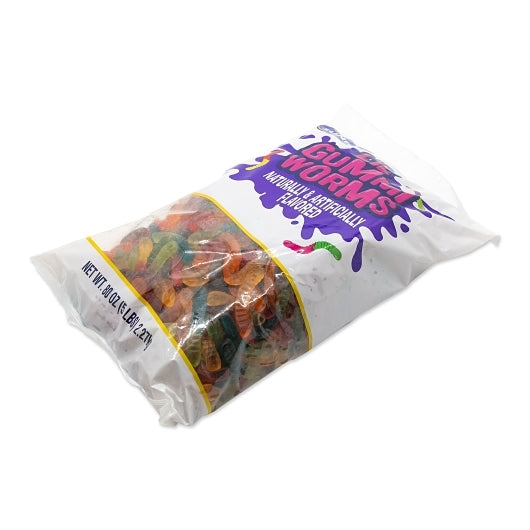 Sunrise Candy Gummy Worms, 6 x 5 lb Case - Candy & Confections - image 2