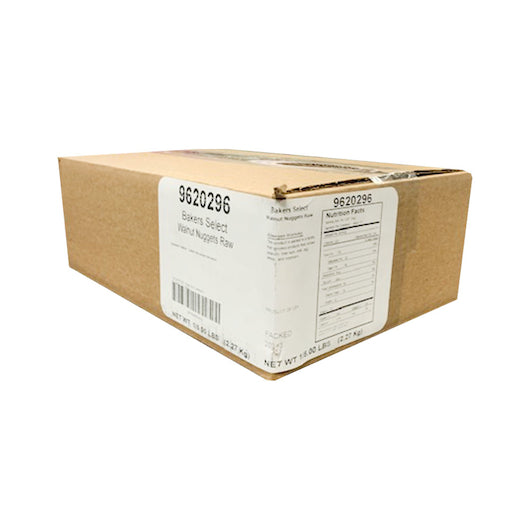 Azar Nut Chopped Walnut Nuggets, 1 x 5 lb Case - Alternate product angle or state