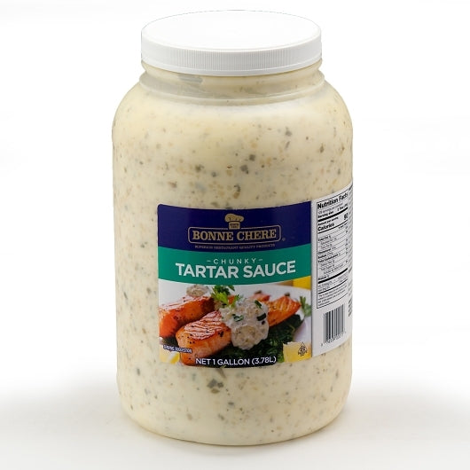 Bonne Chere Chunk Tartar Sauce, 4 x 1 GA Case - Condiments & Sauces