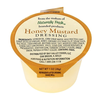 Naturally Fresh Honey Mustard Dressing Single Serve Cups, 100 x 1 oz Case - Condiments & Sauces