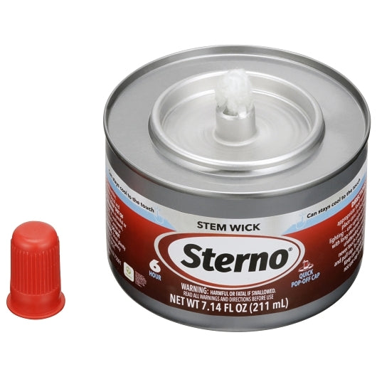 Sterno Stem Wick 6 Hour Chafing Dish Fuel, 24 x 24 x 7.14 fl oz Case - DOT product image 2