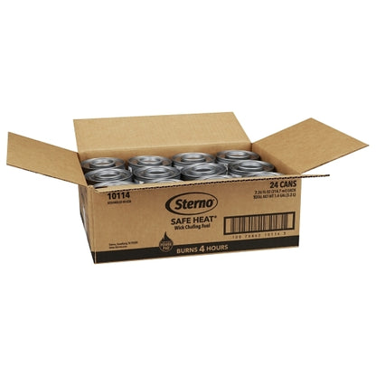 Sterno Four HOUR SAFE HEAT Wick CHAFING Dish FUEL W/Power Pad, 24 x 7.26 fl oz Case - DOT product image 4
