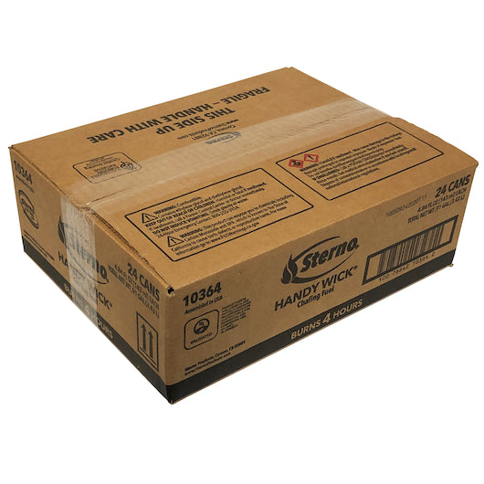 Sterno 4 HOUR HANDY WICK TWIST CAP CHAFING FUEL, 24 x 24 x 4.84 fl oz Case - DOT product image 5