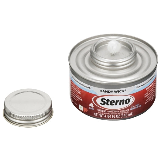 Sterno 4 HOUR HANDY WICK TWIST CAP CHAFING FUEL, 24 x 24 x 4.84 fl oz Case - DOT product image 2