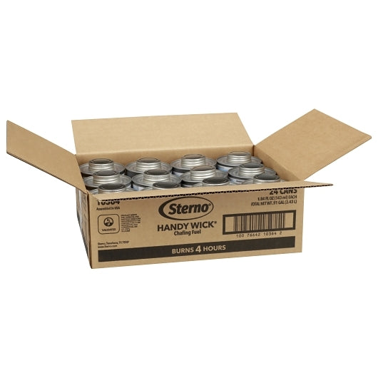 Sterno 4 HOUR HANDY WICK TWIST CAP CHAFING FUEL, 24 x 24 x 4.84 fl oz Case - DOT product image 4