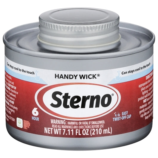 Sterno 6 Hour Handy Wick Twist Cap Chafing Fuel, 24 x 24 x 7.11 fl oz Case - Chafing Fuel & Catering Supplies