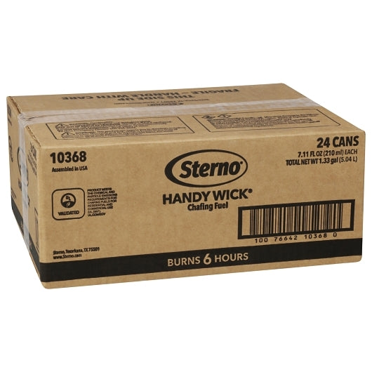 Sterno 6 HOUR HANDY WICK TWIST CAP CHAFING FUEL, 24 x 24 x 7.11 fl oz Case - DOT product image 6
