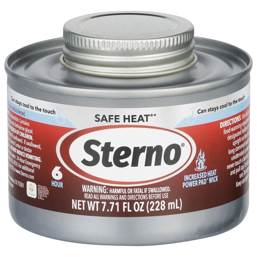 Sterno 6 Hour Safe Heat Power Pad Chafing Fuel, 24 x 24 x 7.71 fl oz Case - Chafing Fuel & Catering Supplies