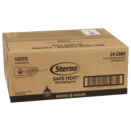 Sterno 6 HOUR SAFE HEAT Power Pad CHAFING FUEL, 24 x 24 x 7.71 fl oz Case - DOT product image 5