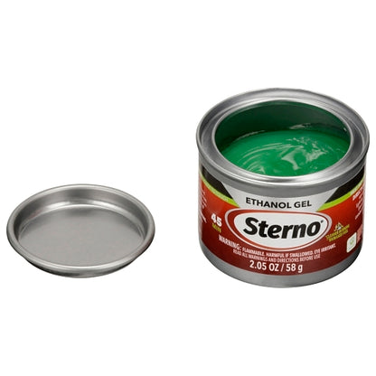 Sterno 45 Minute Room Service Green Ethanol Gel, 144 x 144 x 2.05 oz Case - DOT product image 2