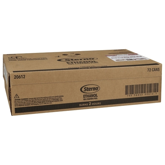 Sterno TWO HOUR GREEN ETHANOL GEL CHAFING FUEL, 72 x 6.84 fl oz Case - DOT product image 4
