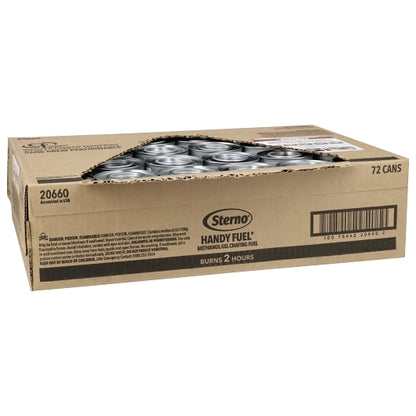 Sterno TWO HOUR HANDY FUEL METHANOL, 72 x 6.84 fl oz Case - DOT product image 6