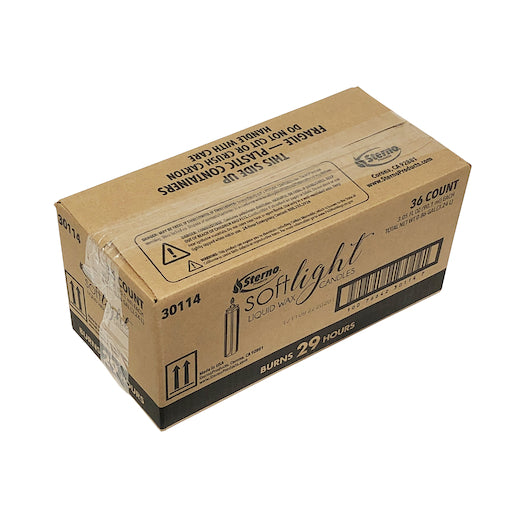 Sterno 29 Hour Soft Light Liquid Wax Candle, 36 x 3.05 fl oz Case - DOT product image 6