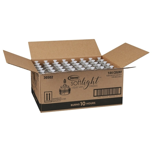 Soft Light - 10 Hour Soft Light Liquid Wax Candle, 144 x 0.85 fl oz Case - DOT product image 4