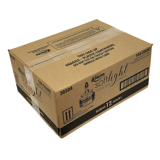 Soft Light - 12 Hour Soft Light Liquid Wax Candle, 144 x 0.89 fl oz Case - DOT product image 4