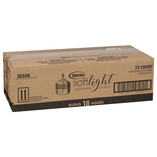 Sterno Liquid Wax Candle, 72 x 1.63 fl oz Case - DOT product image 5