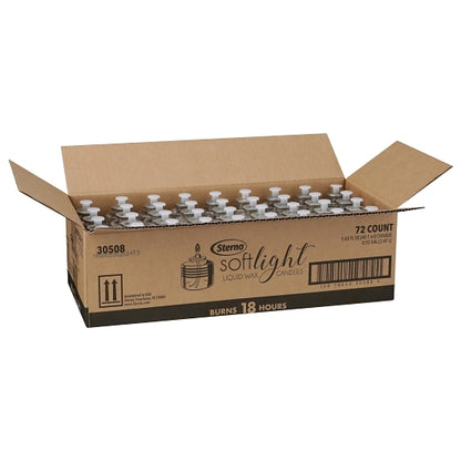 Sterno Liquid Wax Candle, 72 x 1.63 fl oz Case - DOT product image 3