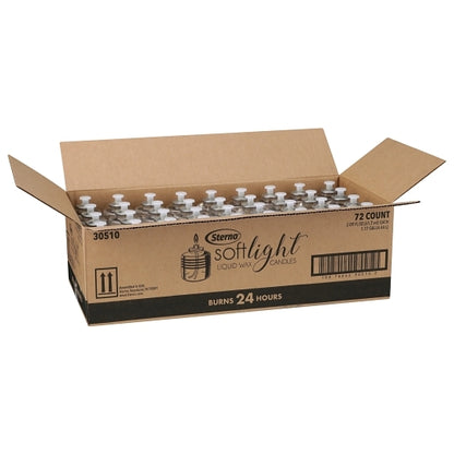 Sterno 24 Hour Soft Light Liquid Wax Candle, 72 x 2.09 fl oz Case - DOT product image 3
