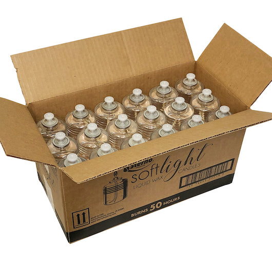Sterno Soft Light 50 Hour Liquid Wax Candle, 36 x 5.43 fl oz Case - DOT product image 4