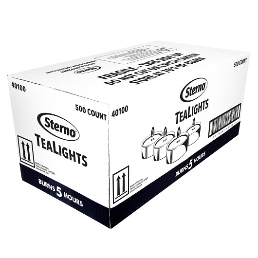 Sterno Wax Tea Sterno Candle Lamp 5 Hour Wax Tealight Candle, 10 x 50 x 1 ct Case - DOT product image 8